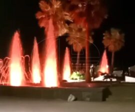 Thi công đài phun nước quảng trường thị xã Đông Hòa phú yên 1