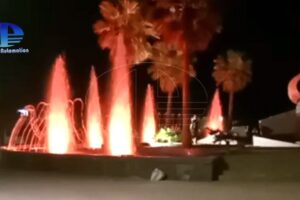 Thi công đài phun nước quảng trường thị xã Đông Hòa phú yên 22