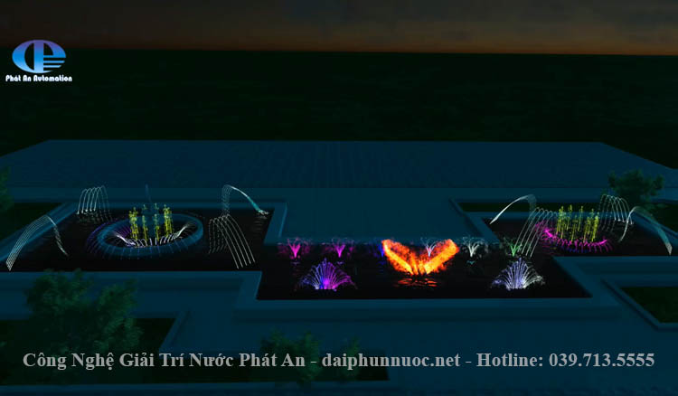Nhạc Nước Tại Phú Gia Royal Park - Nghệ Thuật Ánh Sáng Và Vũ Điệu Nước 2